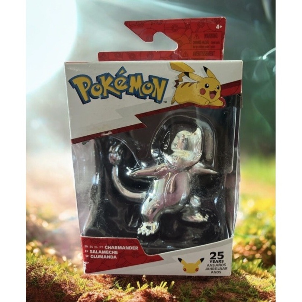 Pokemon 25th Anniversary Silver Cubone Series‎ 1 Figure New In Box